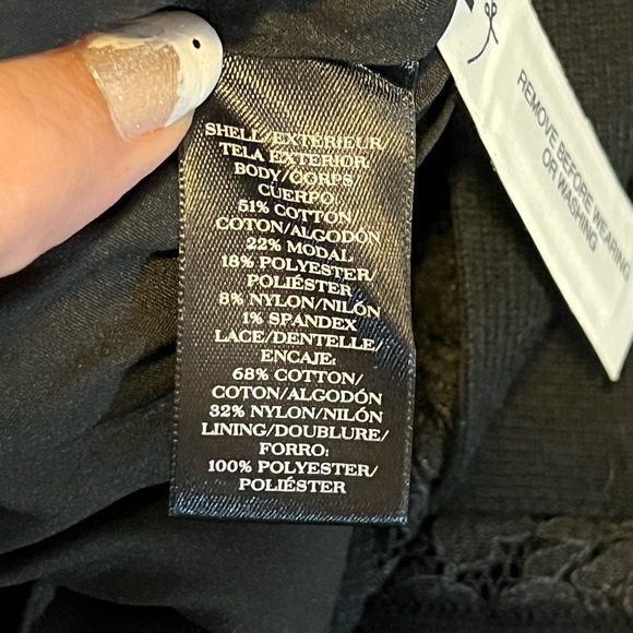 ANN TAYLOR ❤️💋FUN SEXY FLIRTY SKIRT💋❤️SIZE S SP PETITE SMALL BLACK LAYER 536 - Picture 4 of 13